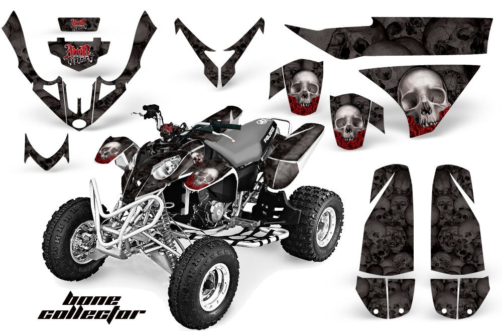 Polaris Predator 500 Graphics Kit BoneCollector Black